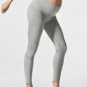 Blanqi Hipster Contour Leggings Sport Support Gray Sz Small